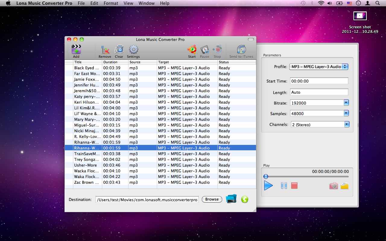 Screenshot of Lona Music Converter Pro Screenshot of Lona Music Converter Pro